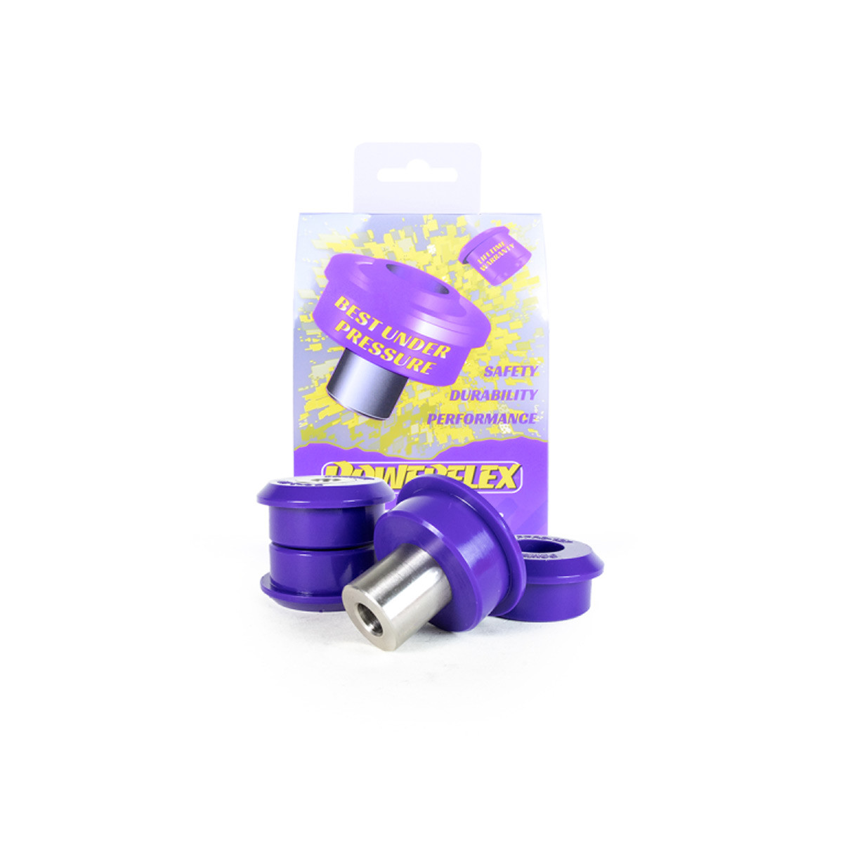 Silent bloc Powerflex Road Series achterdifferentieel Audi 80, 90 Quattro inc. Avant (1983-1992) (2 stuks) - PF-R3127-2 - PFR3-127 - 5055676565808