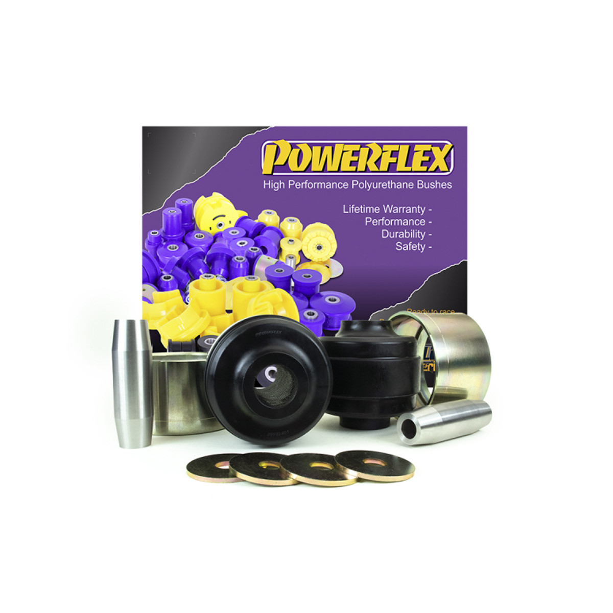 Boccola Powerflex Road Series tirante anteriore Land Rover Defender L663 (dopo 2019) (2 pezzi) - PF-F32901-2 - PFF32-901 - 5055676557483