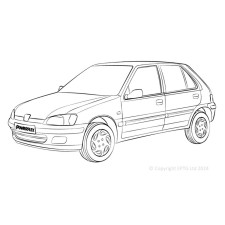 Silent bloc Powerflex Haute Performance Peugeot 106
