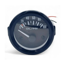 OBP oil pressure gauge Ø 52mm black - 0-100PSI