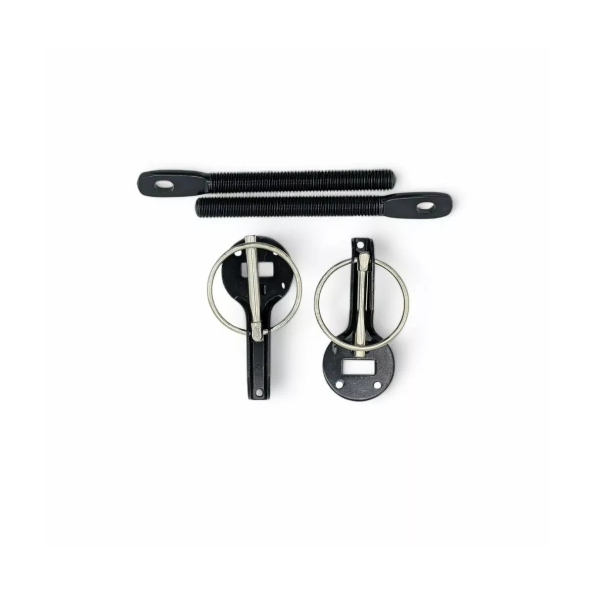 Dakar-type motorkapklemmen OBP in zwart aluminium - OBP-BPINS - OBP-BPINS - 3666618612997