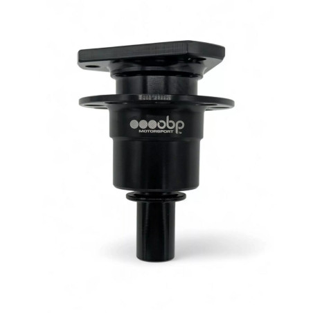 Moyeu de volant quick release soudable OBP cannelé 3 trous - Noir
