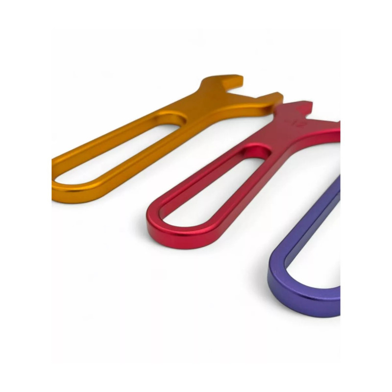 Jeu de clés pour raccords alu OBP de AN3 à AN16 en aluminium (7 pièces) - OBP-ANS-SET - OBPANS-SET - 3666618612959