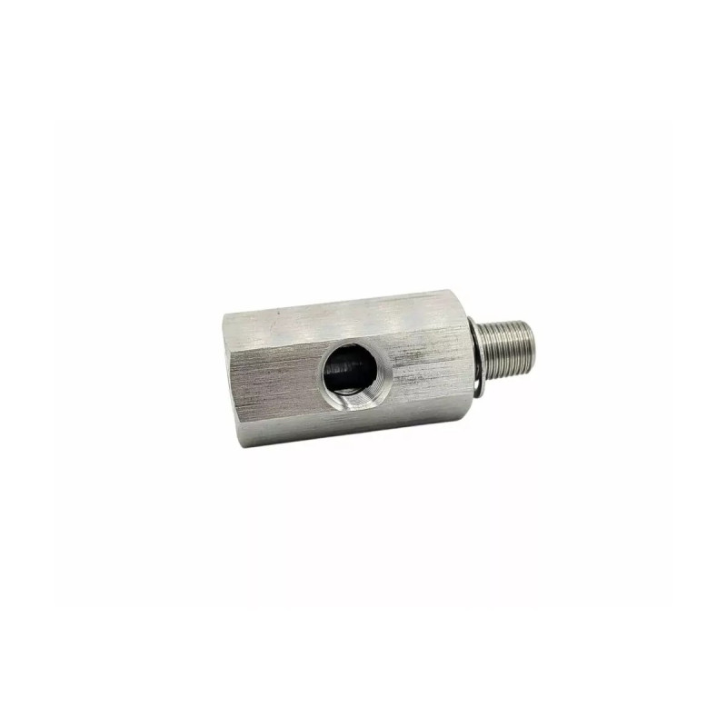 Roestvrijstalen oliedrukadapter OBP 1/8NPT mannelijk/vrouwelijk - OBP-OPA.18N - OBP-OPA-1