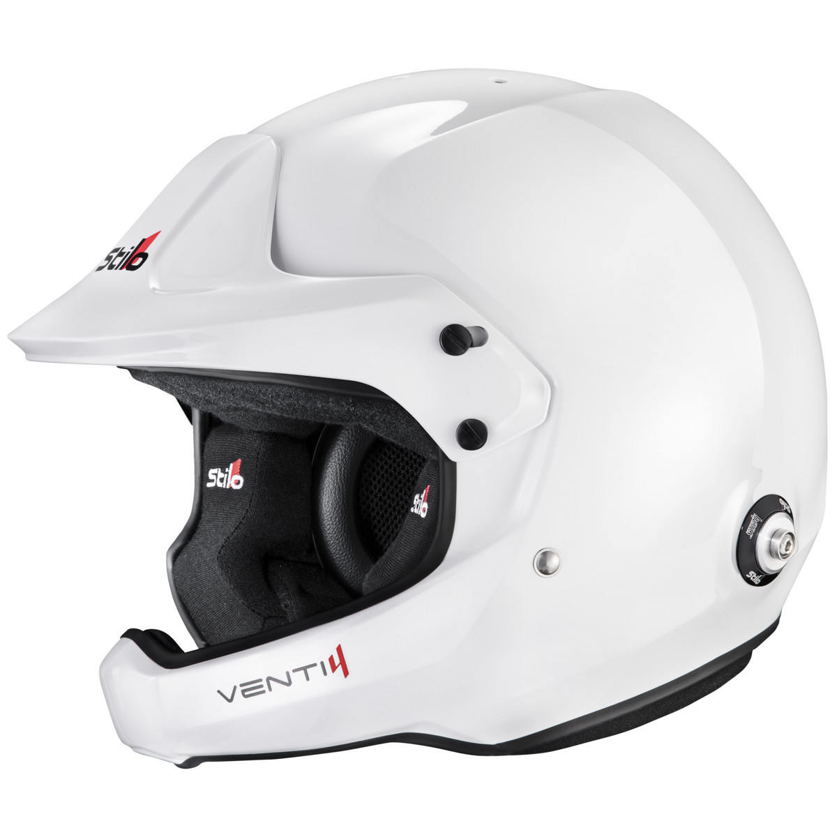 Cască Stilo Venti4 WRC Rally Composite albă - Snell SA2025 FIA 8859-2024 - STI-AA0224BG2XC.61 - AA0224BG2X610101
