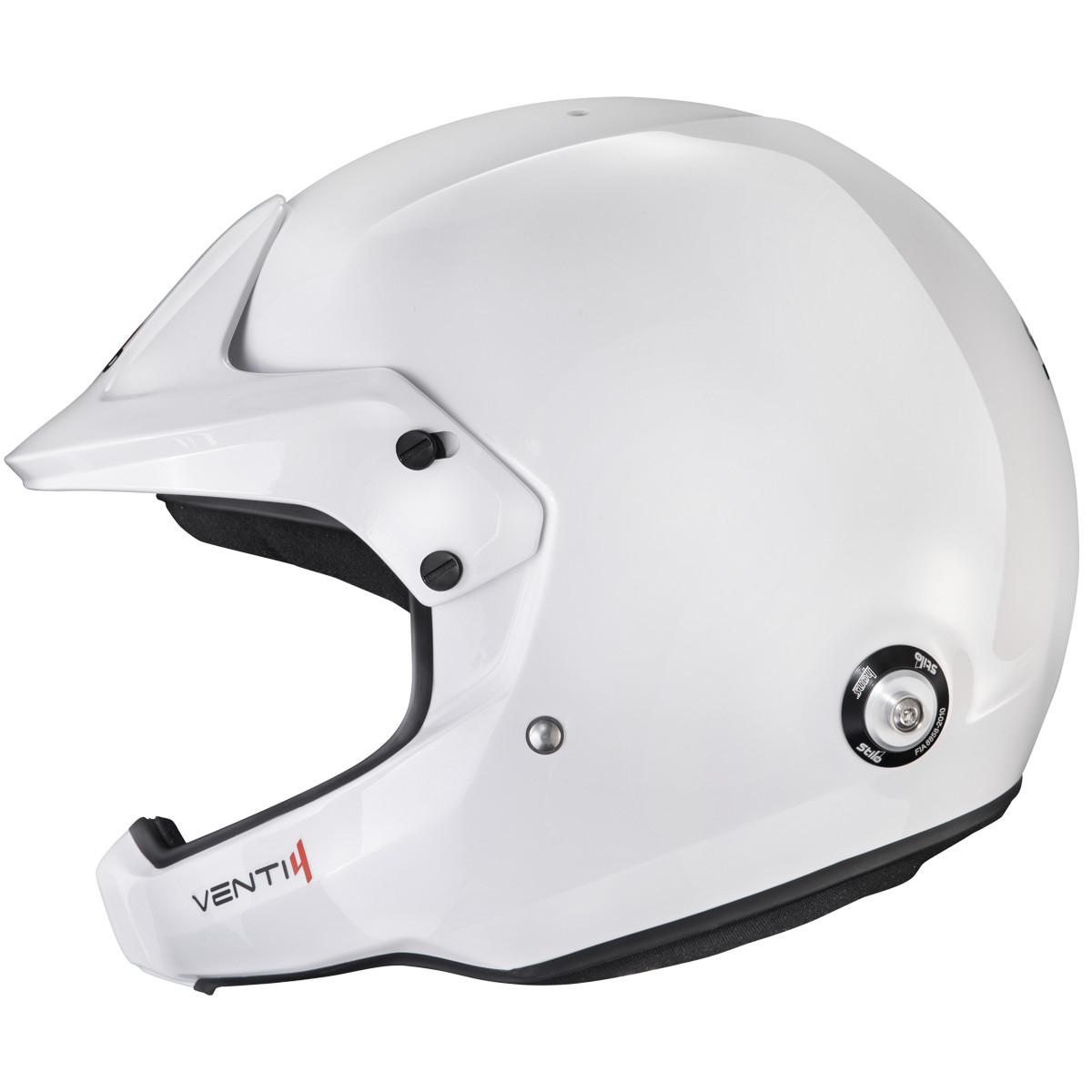 Cască Stilo Venti4 WRC Rally Composite albă - Snell SA2025 FIA 8859-2024 - STI-AA0224BG2XC.61 - AA0224BG2X610101