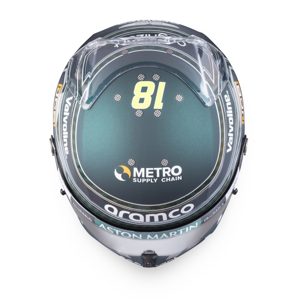 Minihelm STILO Lance STROLL 2025 - Aston Martin - STI-25-STROLL-AM - MH2502 - 3666618637716