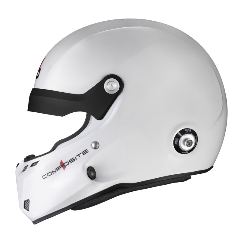 Stilo ST6 R Composite Rally helmet - Snell SA2025 FIA 8859-24 White/Black interior - STI-AA0801RG2XC.59 - AA0801RG2X590101