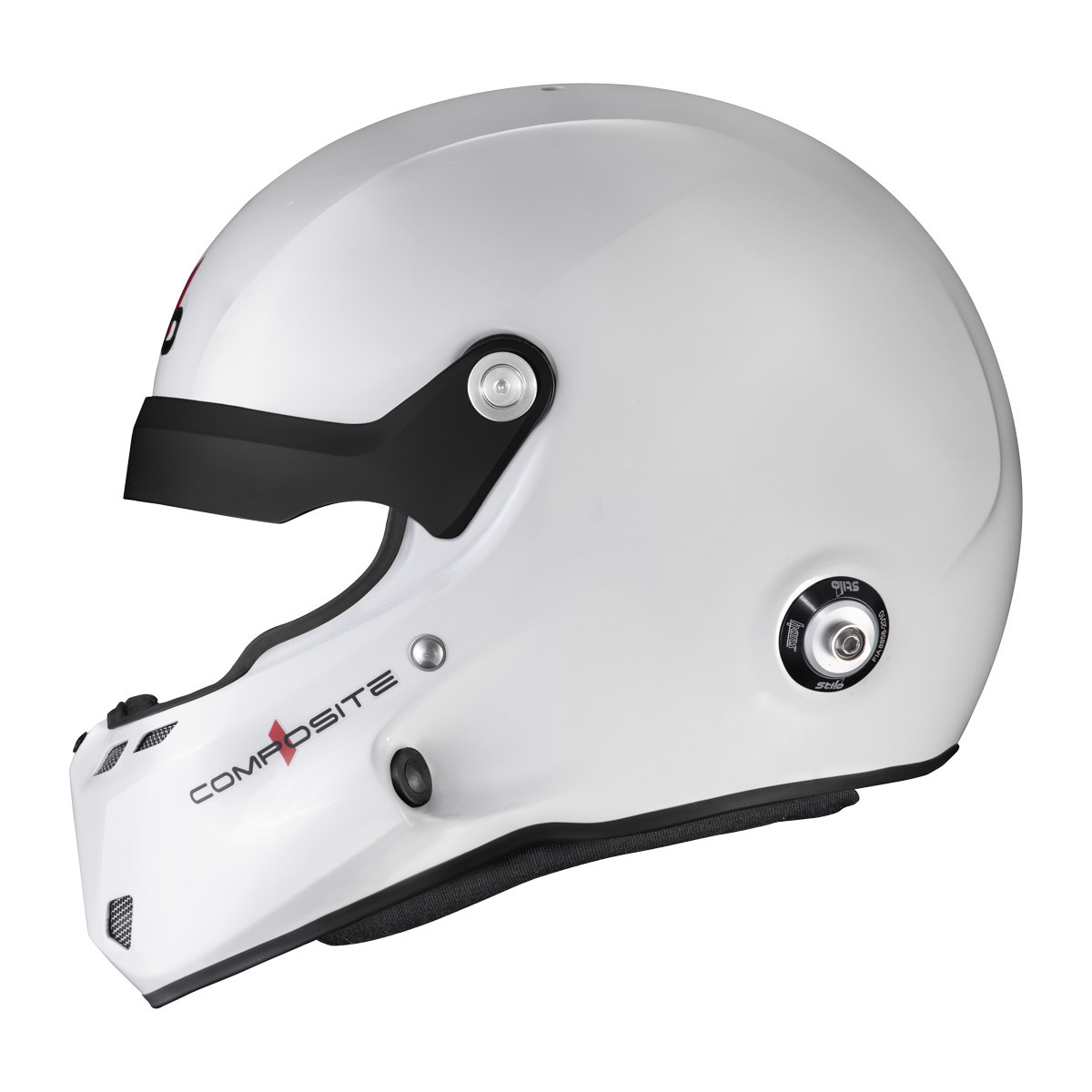 Stilo ST6 R Composite Rally helmet - Snell SA2025 FIA 8859-24 White/Black interior - STI-AA0801RG2XC.59 - AA0801RG2X590101