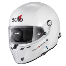 Stilo ST6 F Turismo white-black helmet - Snell SA2025 FIA 8859-24 Hans FIA8858-10