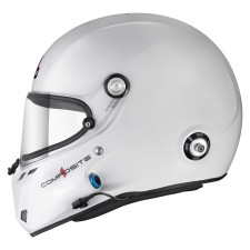 Stilo ST6 F Turismo white-black helmet - Snell SA2025 FIA 8859-24 Hans FIA8858-10