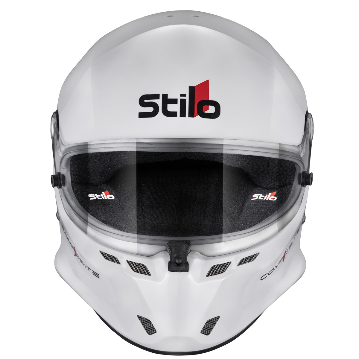 Stilo ST6 F Turismo white-black helmet - Snell SA2025 FIA 8859-24 Hans FIA8858-10 - STI-AA0800CG2XC.55 - AA0800CG2X550101