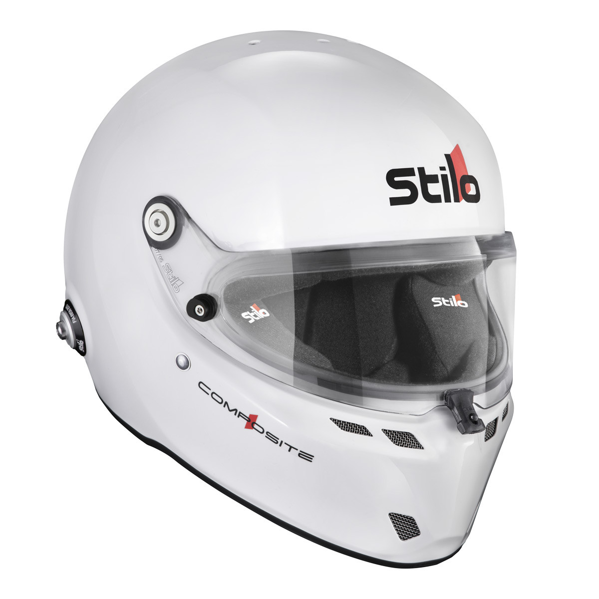 Casco Stilo ST6 FN Composite bianco/nero - Snell SA2025 FIA 8859-24  Hans FIA8858-10 - STI-AA0810AG2XC.59 - AA0810AG2X590101