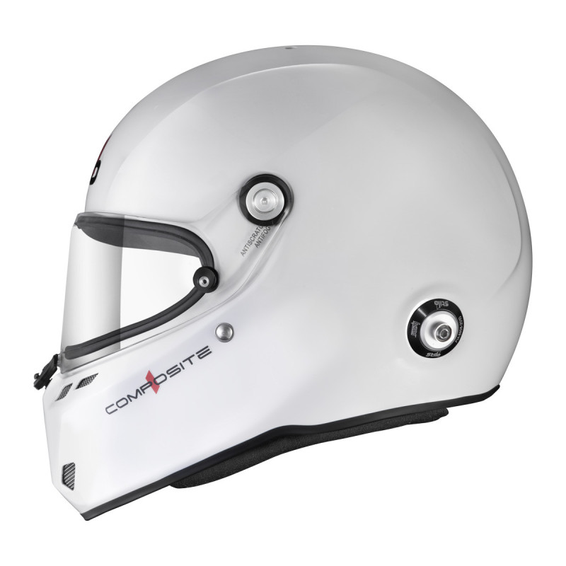 Casco Stilo ST6 FN Composite bianco/nero - Snell SA2025 FIA 8859-24  Hans FIA8858-10 - STI-AA0810AG2XC.59 - AA0810AG2X590101