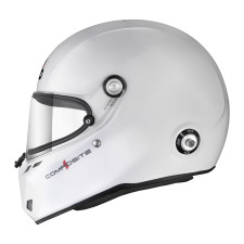 Casque Stilo ST6 FN Composite blanc/noir - Snell SA2025 FIA 8859-24  Hans FIA8858-10
