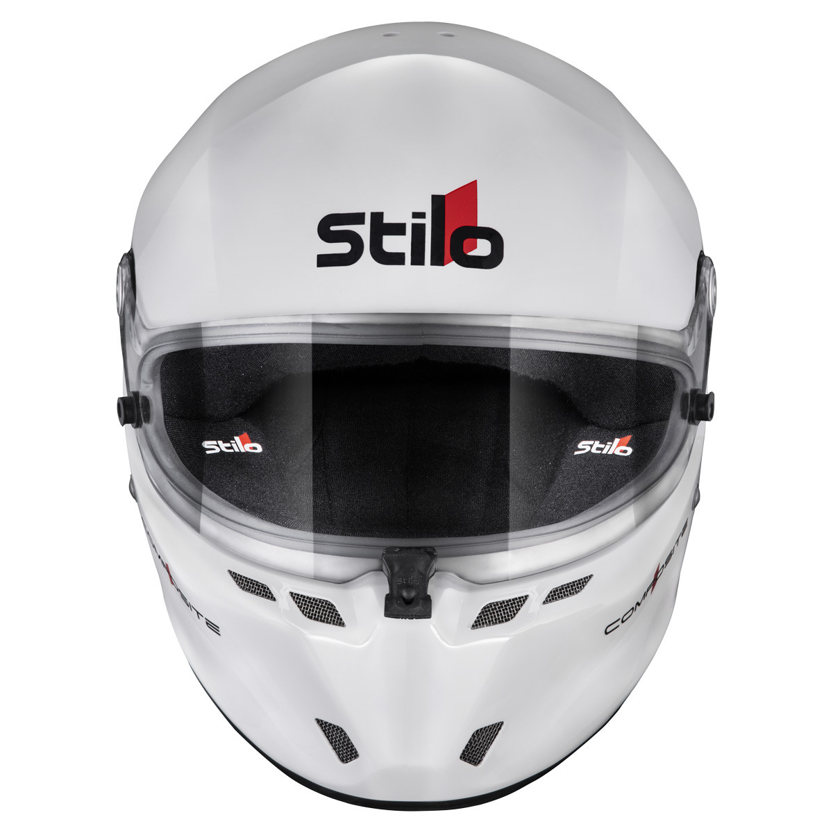 Casca Stilo ST6 FN Composite alb/negru - Snell SA2025 FIA 8859-24 hans FIA8858-10 - STI-AA0810AG2XC.59 - AA0810AG2X590101