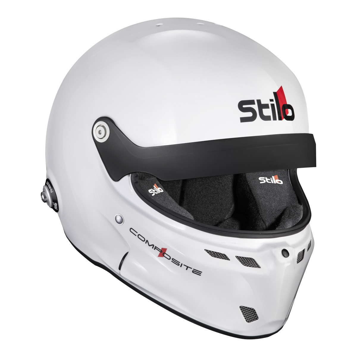 Casco Stilo ST6 GT Turismo Composite bianco/nero - Snell SA2025  FIA 8859-24 Hans FIA8858-10 - STI-AA0802CG2XC.58 - AA0802CG2X580101