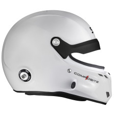 Casque Stilo ST6 GT Turismo Composite blanc/noir - Snell SA2025  FIA 8859-24 Hans FIA8858-10