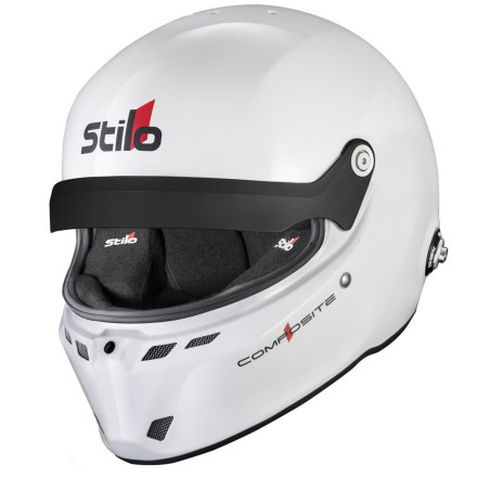 Casco Stilo ST6 GTN Composite bianco/nero - Snell SA2025 FIA 8859-24  Hans FIA8858-10