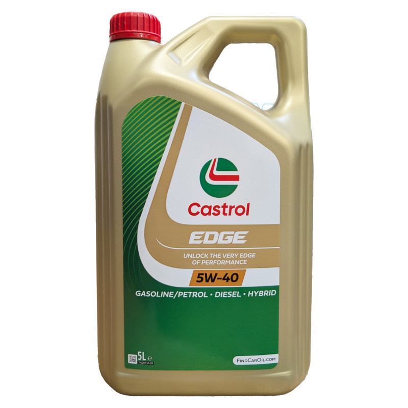 Castrol Edge FST 5W40 5L 100% synthetische motorolie - CAS-EDGE-5W40-5 - EDGE 5W40 5L - 4008177025280