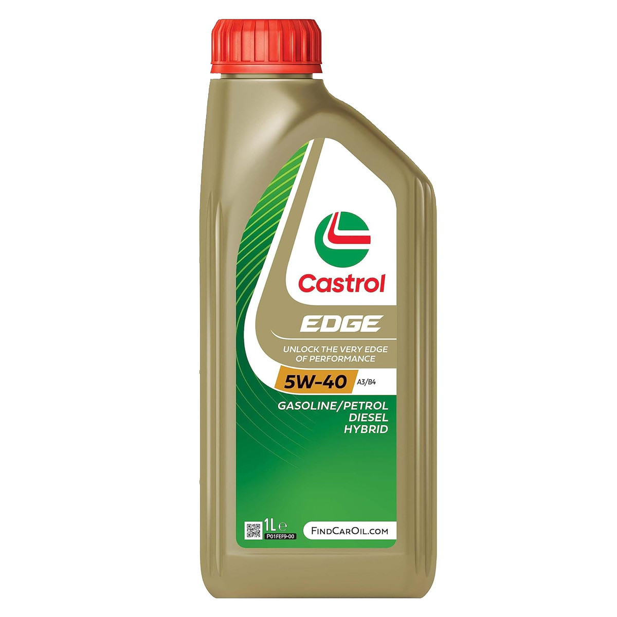 Castrol Edge FST 5W40 motorolie 1L - CAS-EDGE-5W40-1 - EDGE 5W40 1L - 4008177025266