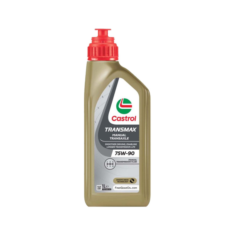 Versnellingsbakolie Castrol Transmax handgeschakelde versnellingsbak 75W-90 1L - CAS-SYNTR-75W90 - SYNTRANS TRANSAXLE - 4008177161056