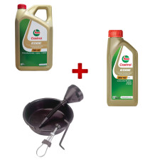 Castrol Edge 5W40 oil change pack + pan