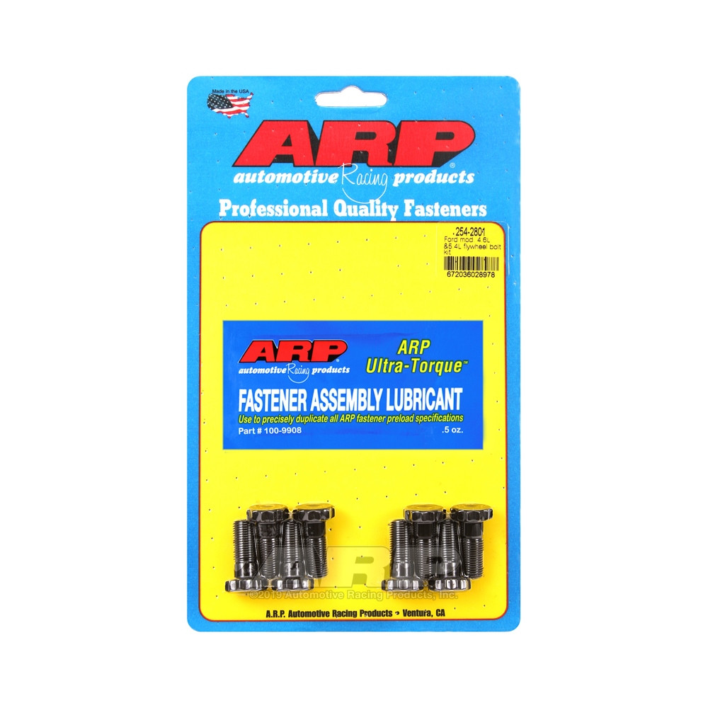 ARP 8x flywheel bolt kit Ford models 4.6/5.4 - M10x1,00 - Under head length 25,40mm - 8740 - ARP-254-2801 - 254-2801 - 3666618280202