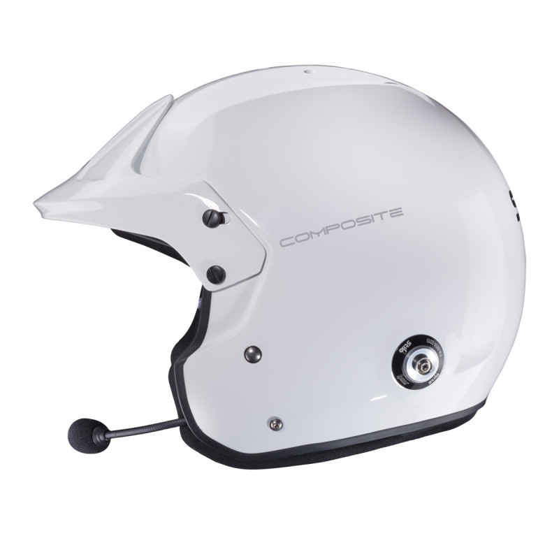 Stilo Venti4 Trophy Plus Composite helmet - Snell SA2025 FIA 8859-2024 White/Black interior - STI-AA0114EG2XC.57 - AA0114EG2X570101