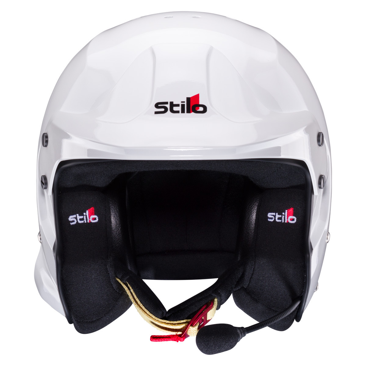 Stilo Venti4 Trophy Plus composiet helm - Snell SA2025 FIA 8859-2024 Wit/zwart interieur - STI-AA0114EG2XC.57 - AA0114EG2X570101