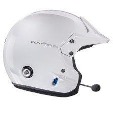 Stilo Venti4 Trophy Jet Composite helmet - Snell SA2025 FIA 8859-2024 White/Black interior