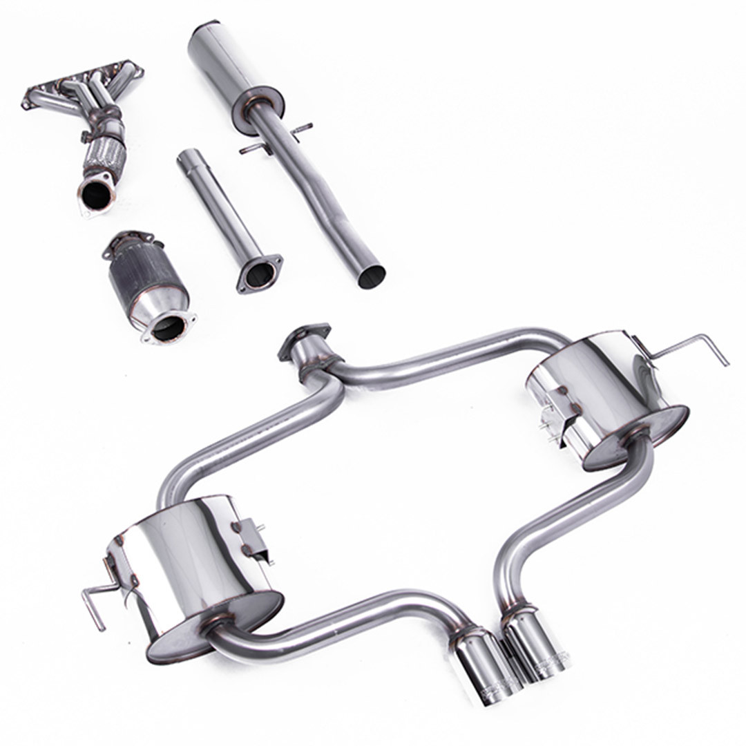 Milltek SSXM013 Ligne avec cata Sport Hi-Flow avec silencieux inter avec Supports pour modèles 2004 embout Twin 76.2 - MLK-SSXM013 - SSXM013