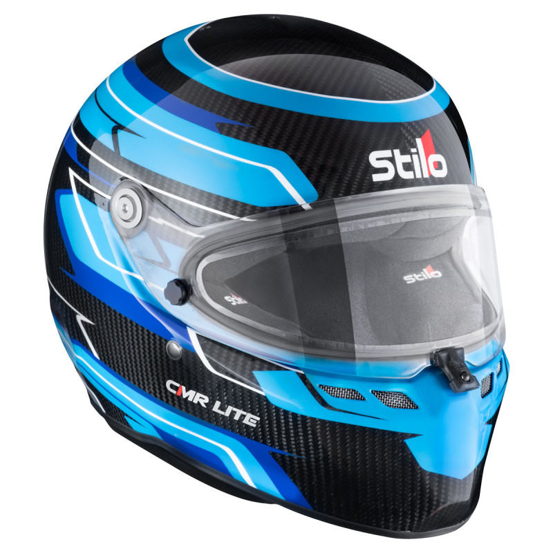 Cască de karting Stilo ST6 CMR Carbon Lite Graphyc, certificată Snell CMR 2016 - STI-AA0821AH5P-G.B.57 - AA0821AH5P57DBLU