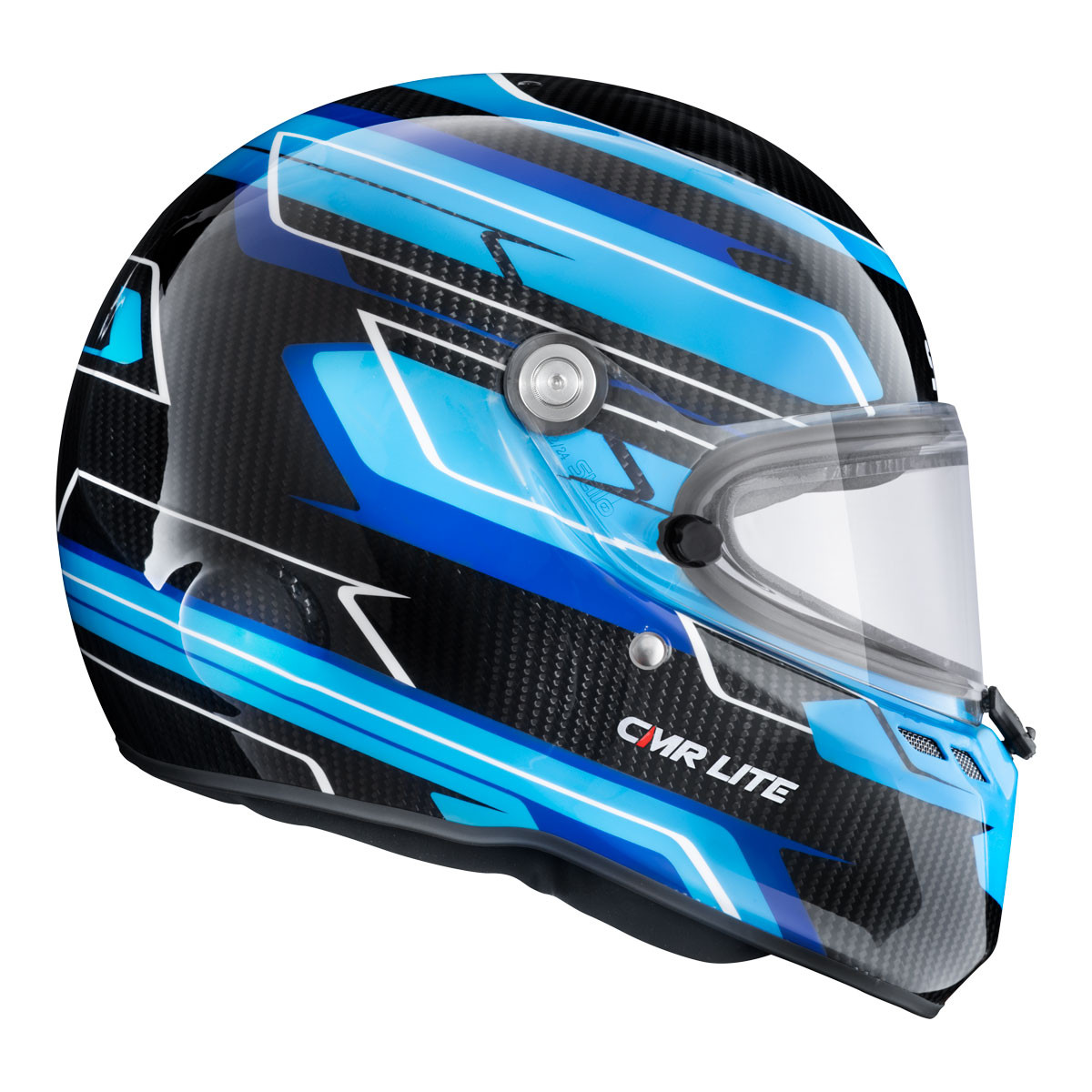 Cască de karting Stilo ST6 CMR Carbon Lite Graphyc, certificată Snell CMR 2016 - STI-AA0821AH5P-G.B.57 - AA0821AH5P57DBLU