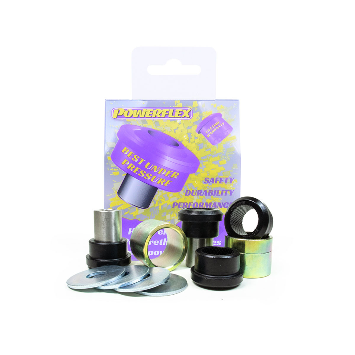 Silent bloc Powerflex Road achterste veerpootsteun Mazda MX5 (2 stuks) - PF-R36612-2 - PFR36-612 - 5055676564757