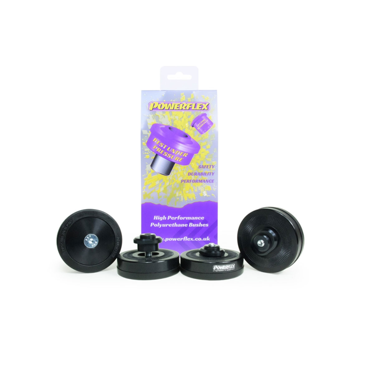 Silentbloc Powerflex Road Kit – adaptor pentru cric cu prindere prin șuruburi pentru Porsche (1 bucată) - PF-57561K - PF57-561K - 5055676563897