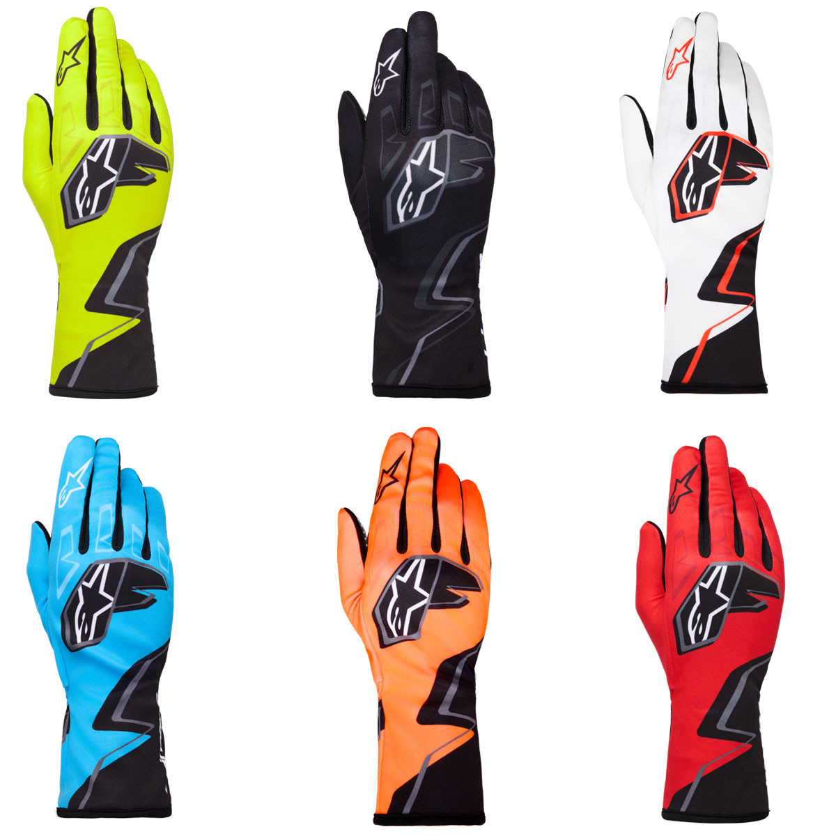 Alpinestars Tech-1 K Race V2 Graphic 1 karting gloves - AL-3550326.JF.L - 3550326.550.L - 8054866042645