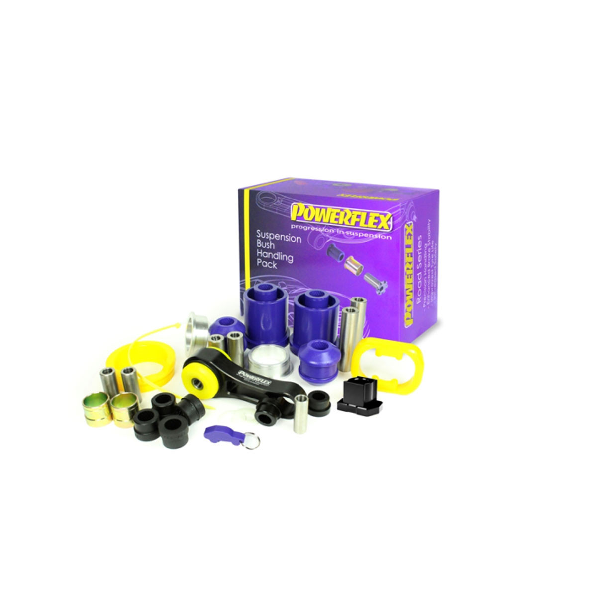 Silent bloc Powerflex Pack voor Renault Clio 4+RS 2012-2019 - PF-60K-1005 - PF60K-1005 - 5055676557063