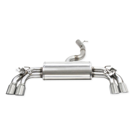 Terminale acciaio inox con valvola per AUDI S3 8V 2.0 TFSI 300cv 2013-