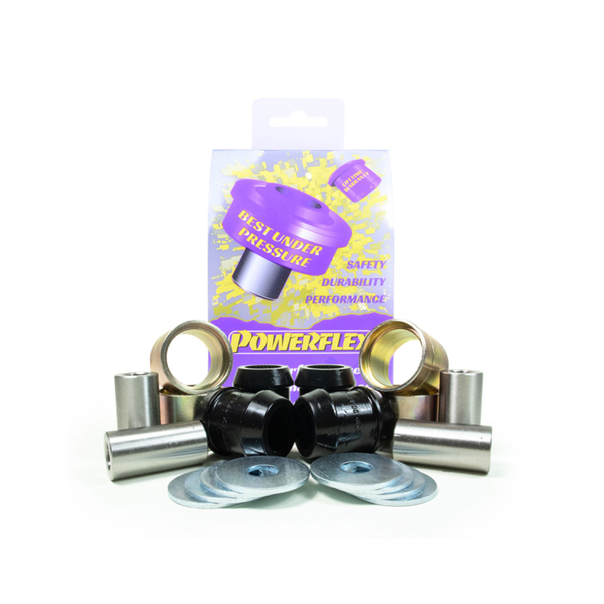 Silent bloc Powerflex Road bovenste/onderste hefinrichting voor Mazda MX5 spindel (2 stuks) - PF-R36613-2 - PFR36-613 - 5055676564764