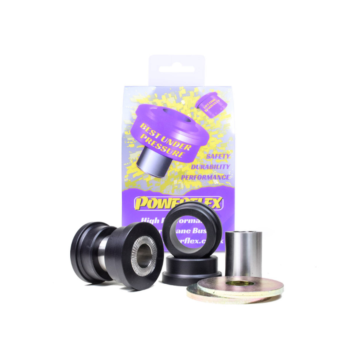 Silentblocuri Powerflex Road pentru șasiul față al modelului Ford Focus Mk2 (2 bucăți) - PF-F191218-2 - PFF19-1218 - 5055676565372