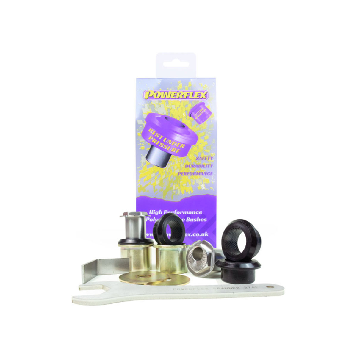 Powerflex Road rear upper wishbone outer bush camber adjustable VAG (2 parts) - PF-R85513G-2 - PFR85-513G - 5055676565433