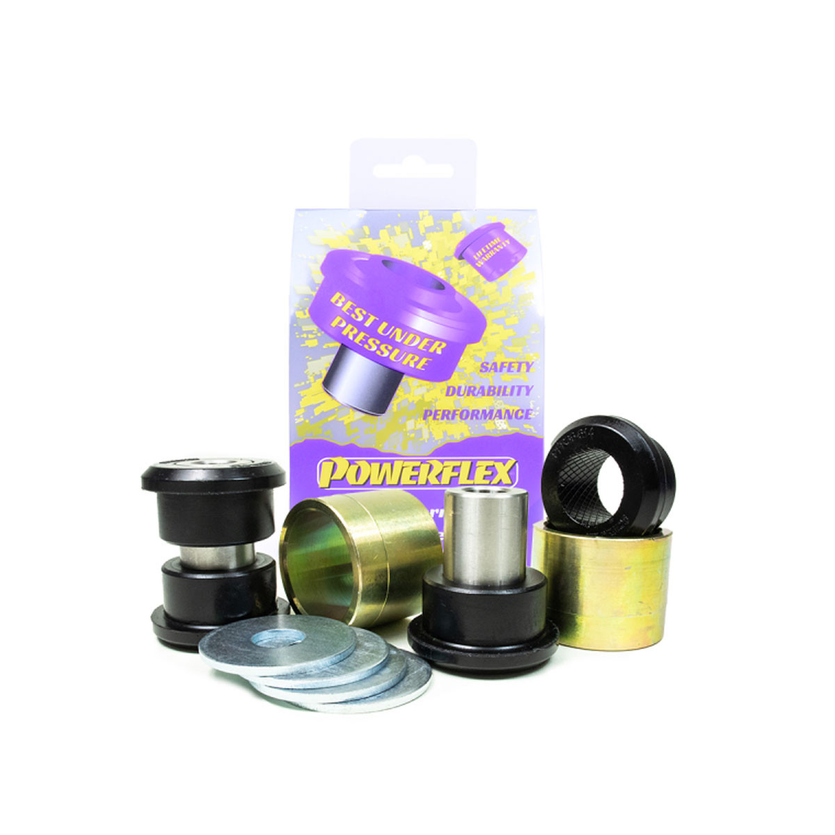 Silent bloc Powerflex Road coussinet connexion  arrière au bras supérieur arrière Mazda MX5 (2 pièces) - PF-R36614-2 - PFR36-614 - 5055676564771