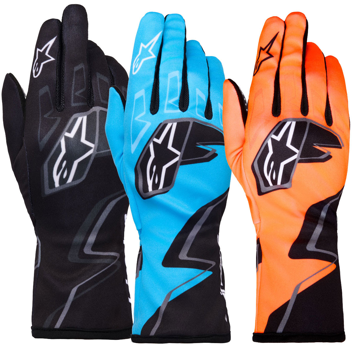 Mănuși de karting pentru copii Alpinestars Tech-1 K Race V2 S Graphic 1 - AL-3550526.BC.XL - 3550526.700.XL