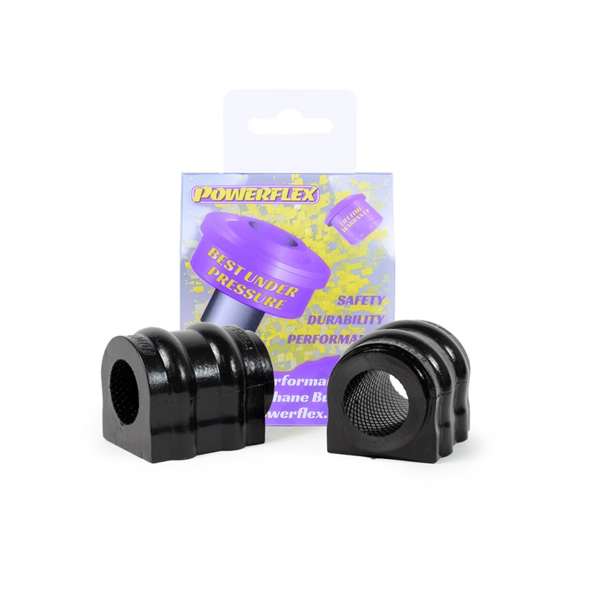 Powerflex Road front anti-roll bar bush 22.5mm Hyundai i20N (2 parts) - PF-F26103225-2 - PFF26-103-22.5 - 5055676559340