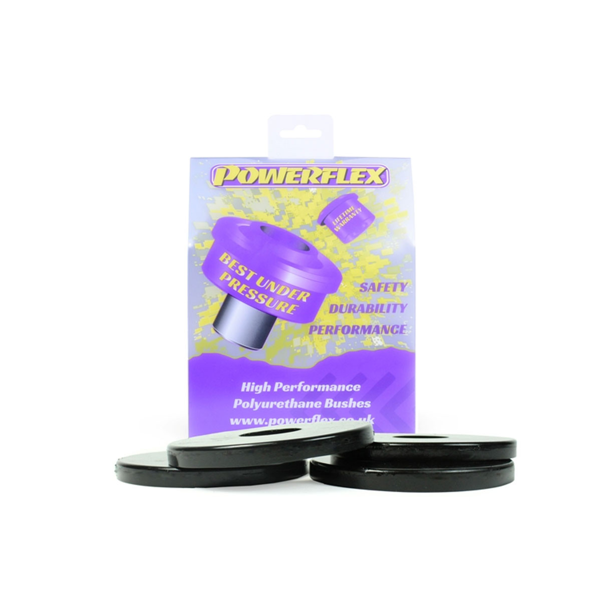 Silent bloc Powerflex Road tampon de ressort arrière 13 mm Volkswagen Transporter T4 (4 pièces) - PF-R851132134 - PFR85-1132-13-4 - 5055676557735