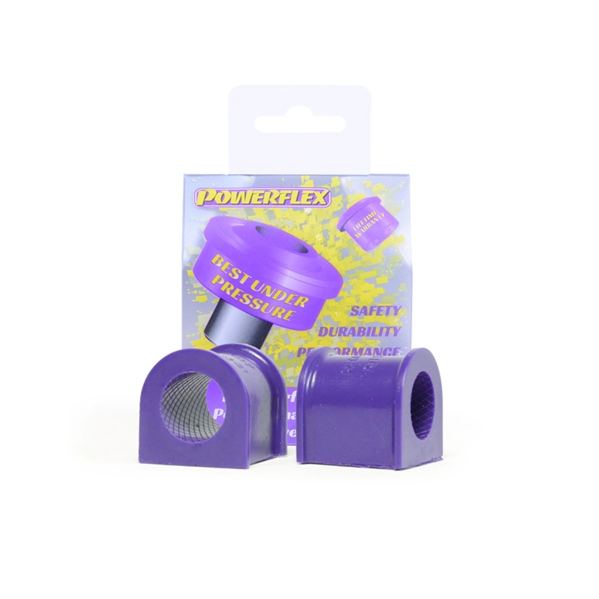 Silent bloc Powerflex Road stabilisatorstangsteun 21mm Rover 800 (1986-1998) (2 stuks) - PF-F6380321-2 - PFF63-803-21 - 5055676557926