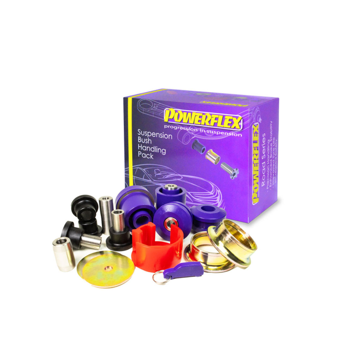 Silent bloc Powerflex Road kit pour Volkswagen Up GTI, Skoda Citigo TSI - PF-85K1009 - PF85K-1009 - 5055676554659