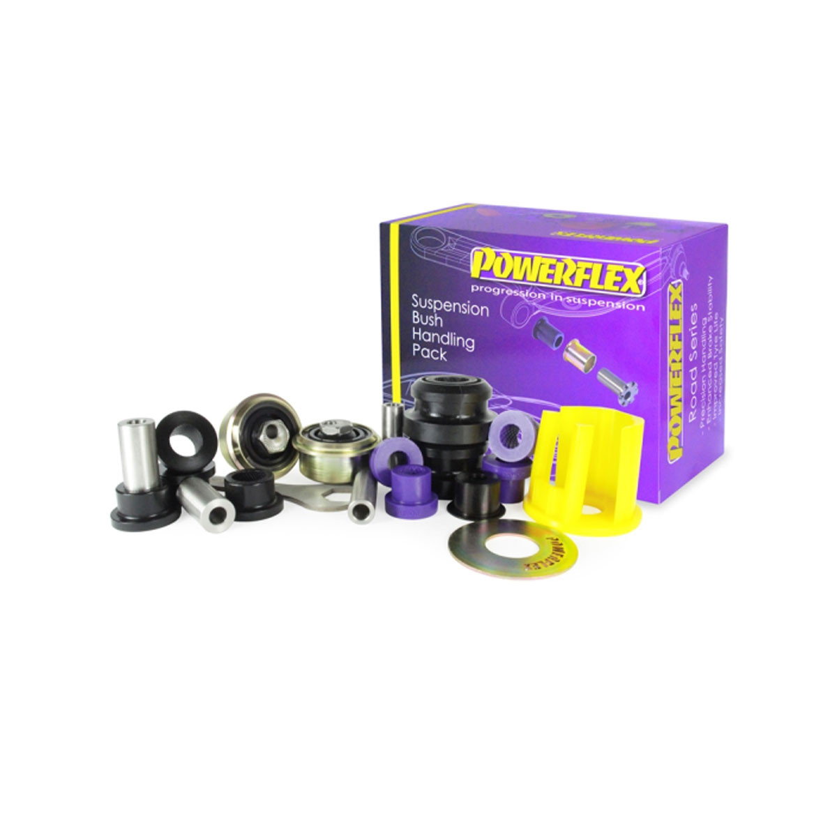 Silent bloc Powerflex Wegliggingskit Audi A3 / S3 / RS3 8V (2013-2020) - PF-3K1003 - PF3K-1003 - 5055676554635