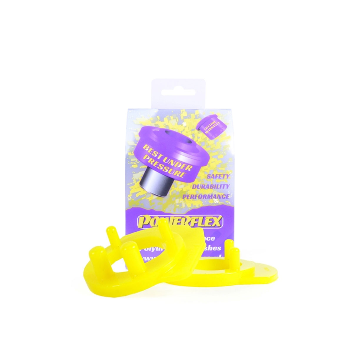 Silent bloc Powerflex Road insert de support de moteur avant Porsche 981 Boxster/Cayman (2012-2016) (1 pièce) - PF-R57821 - PFR57-821 - 5055676558046